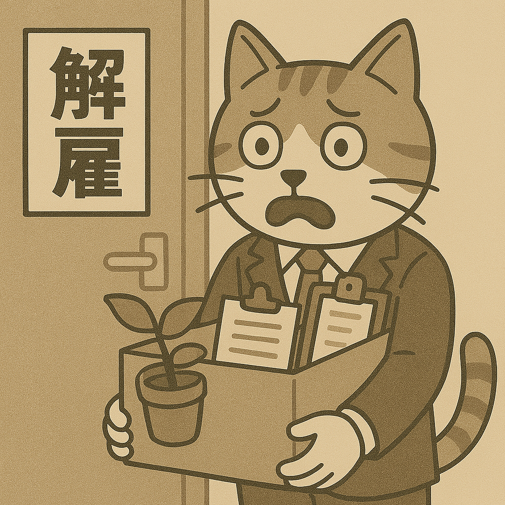 解雇される猫